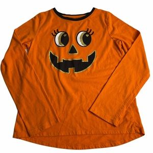 Way to Celebrate Halloween Jackolantern Face Tee L